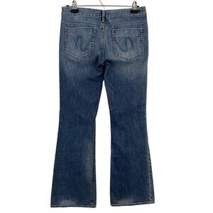 Vtg Silver Jeans Amie Flare Leg Women’s 28/34 Medium Blue Denim Lower Rise Y2k